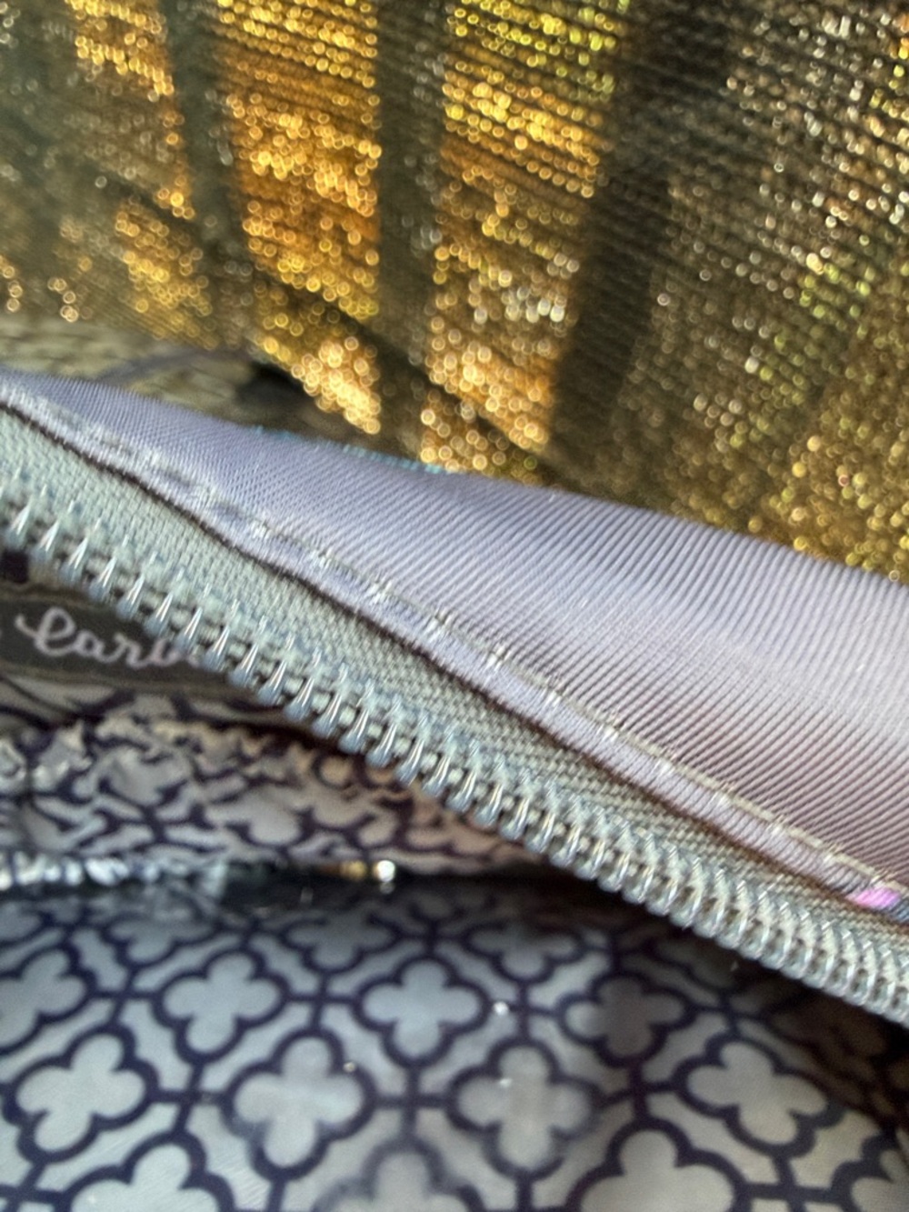 lug Purple Quilted Butterfly Crossbody Bag - Picture 7 of 8